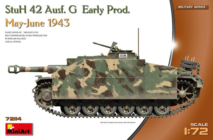 MiniArt 1/72 StuH 42 Ausf. G Early Production May-June 1943 (72114)
