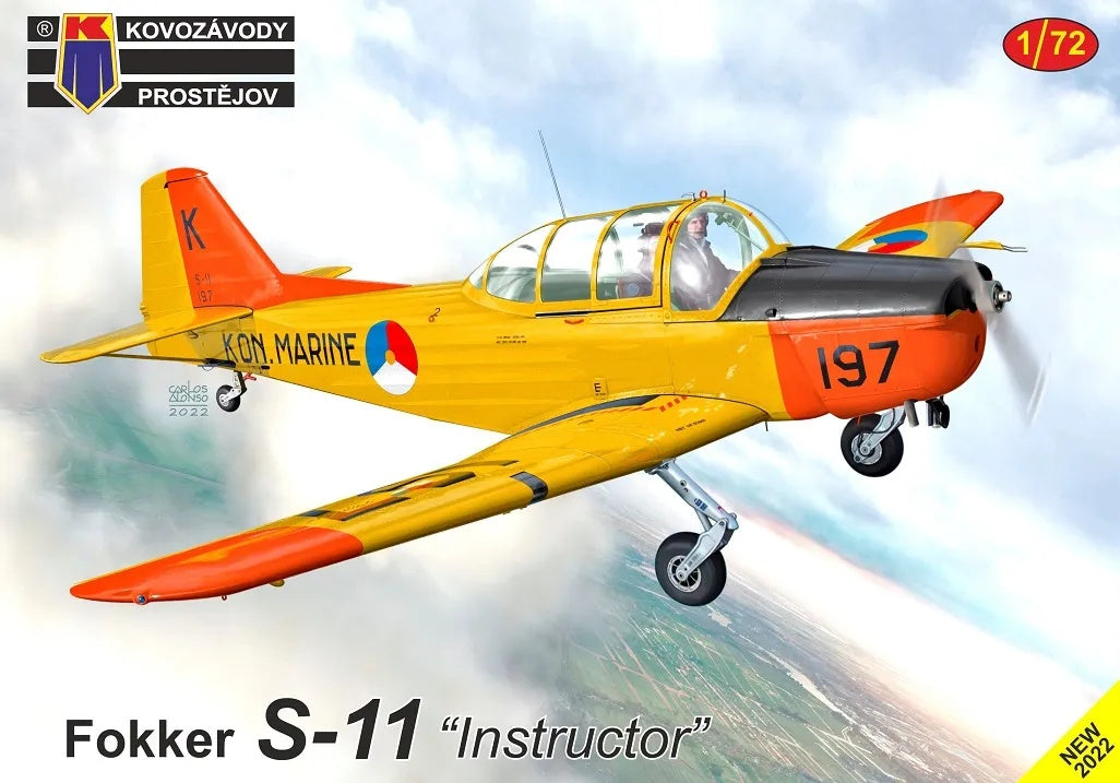 KP Models 1/72 Fokker S-11 "Instructor" (KPM0371) — New — Aircraft, Military