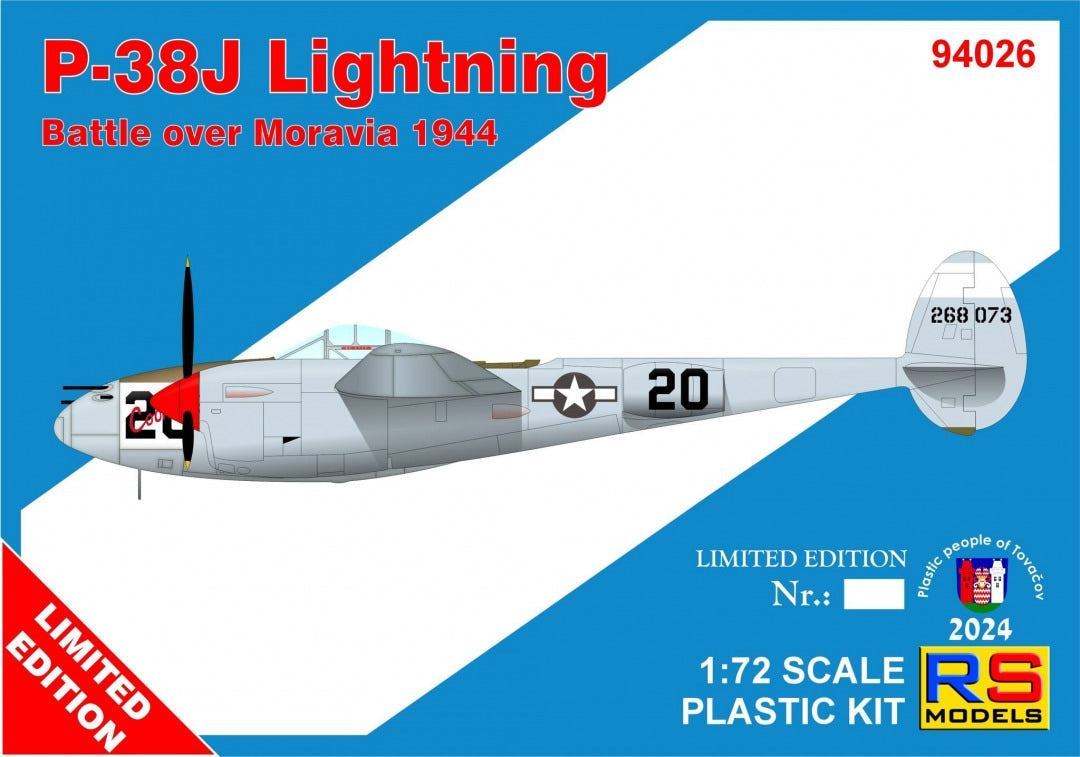 RS Models 1/72 P-38J Lightning Battle Over Moravia 1944 (94026)