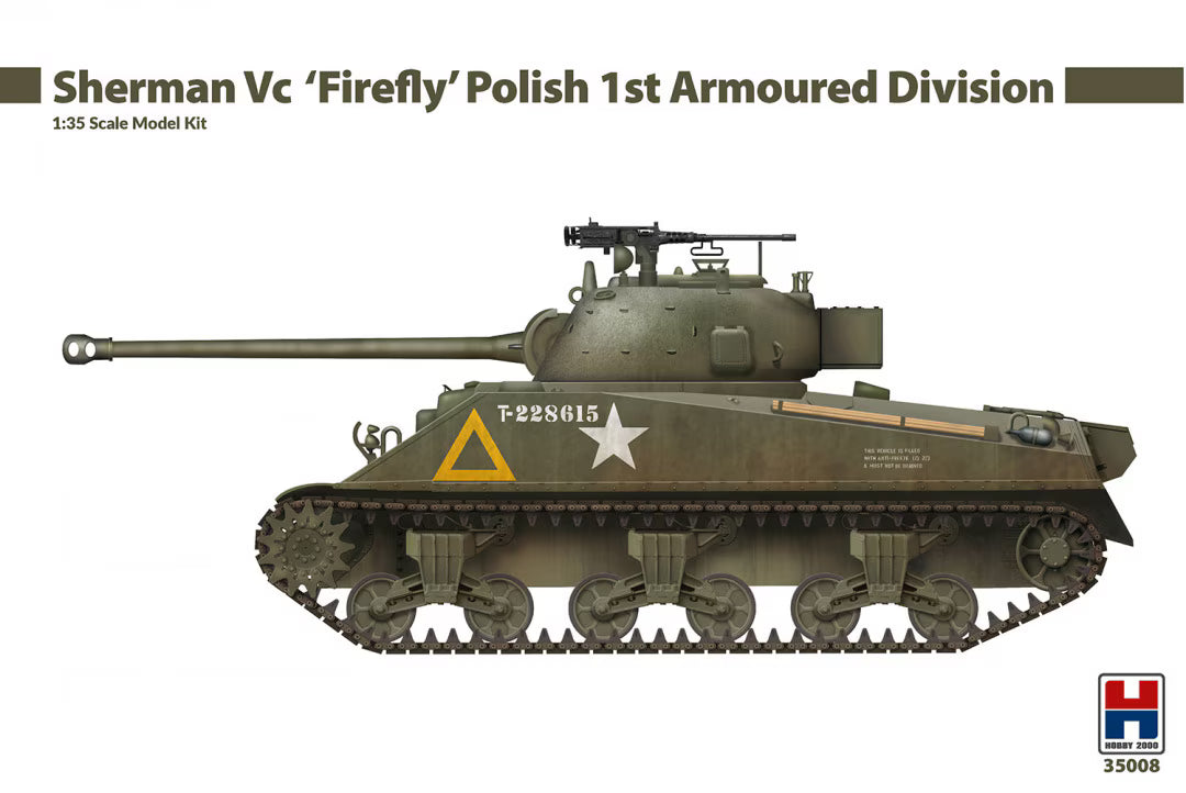 Hobby 2000 1/72 Sherman Vc 'Firefly' Polish 1st Armoured Division (35008)