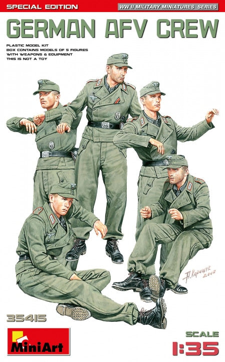 MiniArt 1/35 German AFV Crew (35415)
