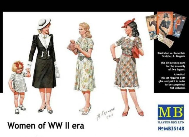 Master Box 1/35 Women of WW II era (MB35148)