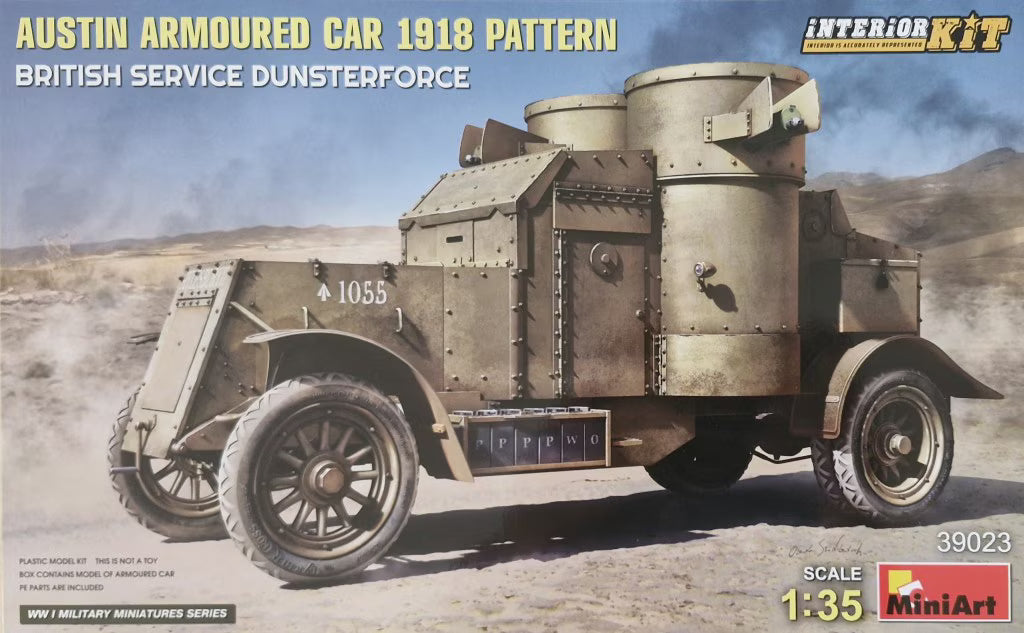 MiniArt 1/35 Austin Armoured Car 1918 Pattern British Service Dunsterforce (39023)