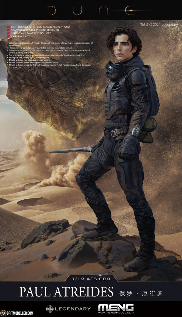 Legendary Meng 1/12 Dune Paul Atreides (AFS-002)