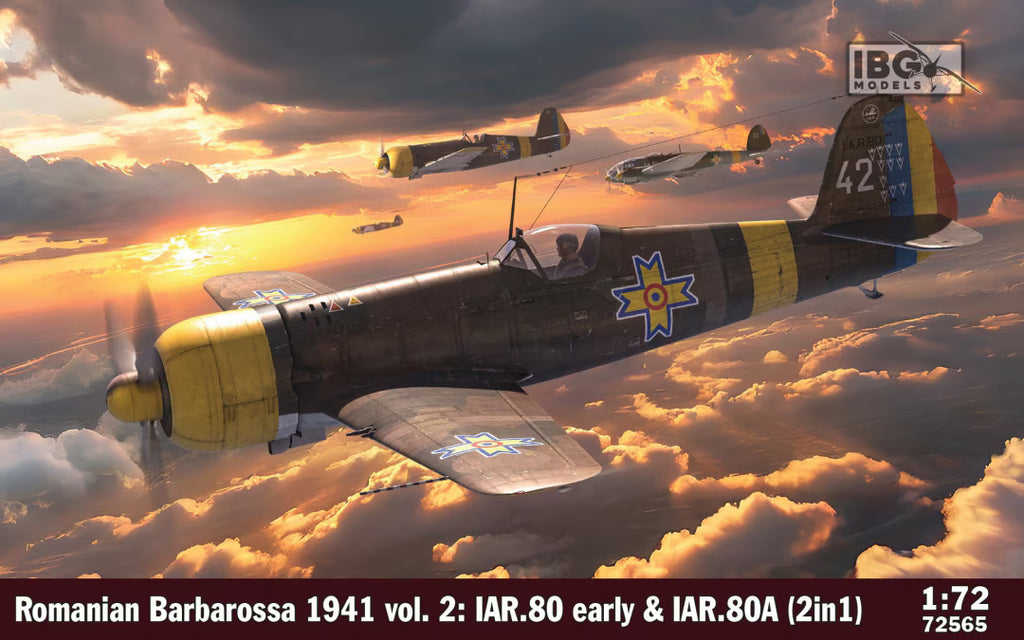 IBG 1/72 Romanian Barbarossa 1941 vol. 2: IAR.80early & IAR.80A (2 IN 1) (72565)