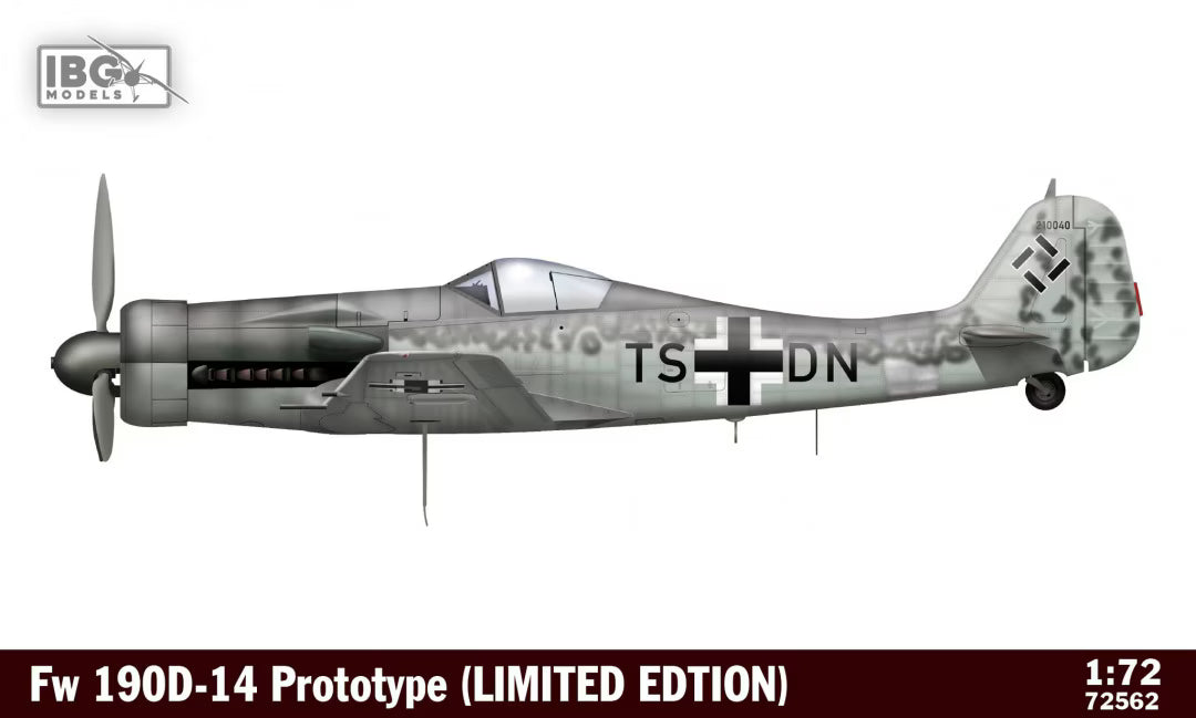 IBG 1/72  Focke-Wulf Fw 190D-14 Prototype Limited Edition (72562)