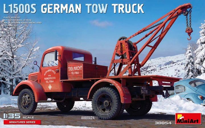 MiniArt 1/35 L1500S German Tow Truck Miniatures Series (38054)