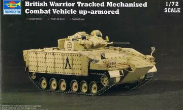 Trumpeter 1/72 British Warrior Tracked Mechanised Combat Vehicle up-armored (07102)