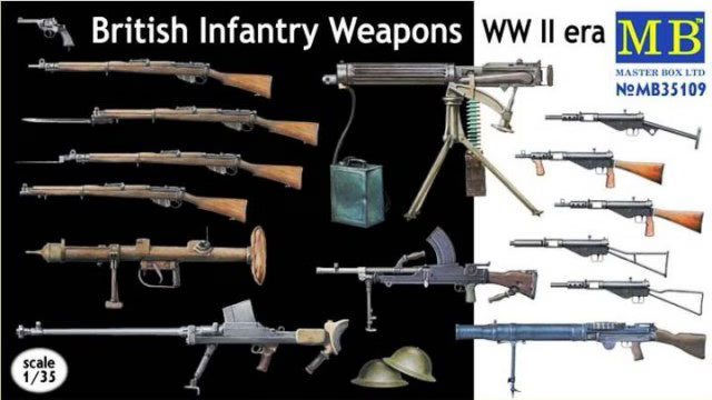 Master Box 1/35 British Infantry Weapons WW II era (MB35109)