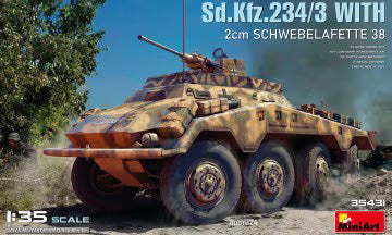 MiniArt 1/35 Sd.Kfz.234/3 With 2cm Schwebelafette 38 (35431)