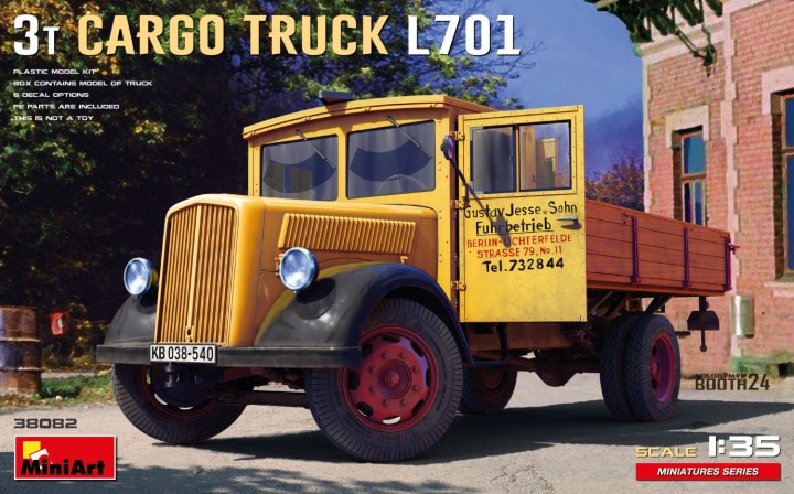 MiniArt 1/35 3t Cargo Truck L701 (38082)