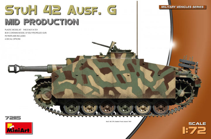 MiniArt 1/72 StuH 42 Ausf. G Mid Production (72115)