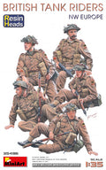 MiniArt 1/35 British Tank Riders NW Europe Resin Heads (35496)