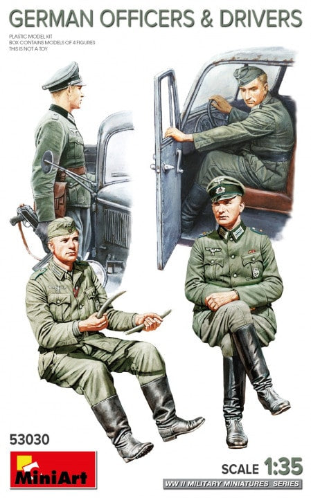 MiniArt 1/35 German Officers & Drivers (53030)