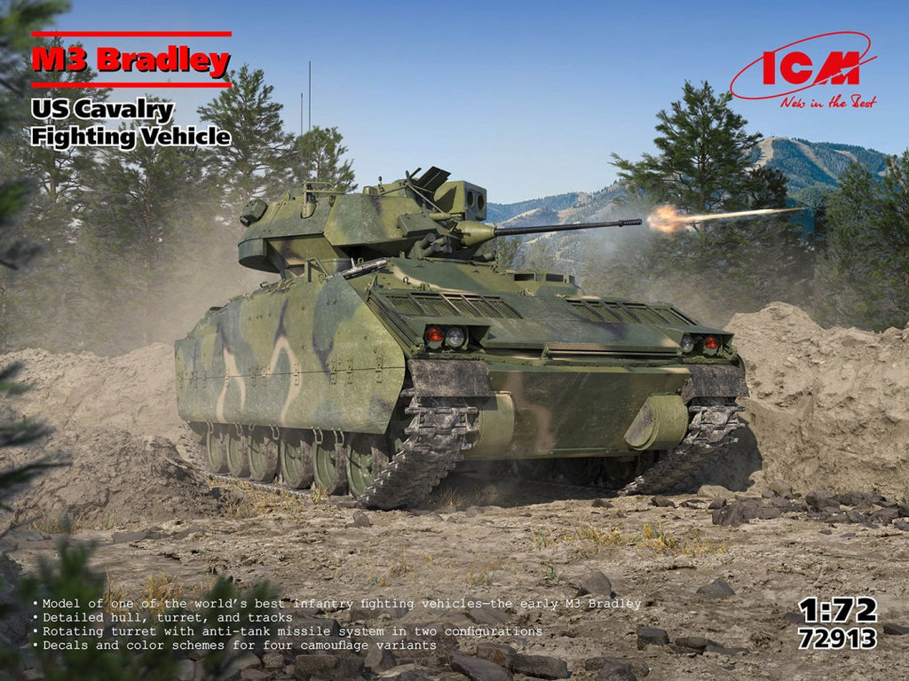 ICM 1/72 M3 Bradley US Cavalry Fighting Vehicle (72913)