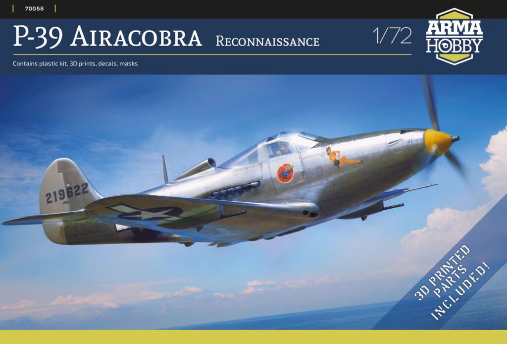 Arma Hobby 1/72 P-39 Airacobra Reconnaissance (70058)