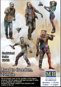 Master Box Ltd 1/35 Zombieland Series Kit No3 Road To Freedom! Zombie Hunters (MB35242)
