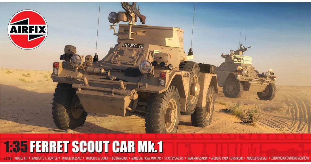 Airfix 1/48 Ferret Scout Car Mk.1 (A1386)