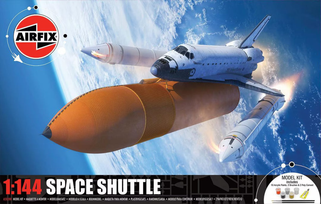 Airfix 1/144 Space Shuttle Gift Set w/Paints (A50200) — New
