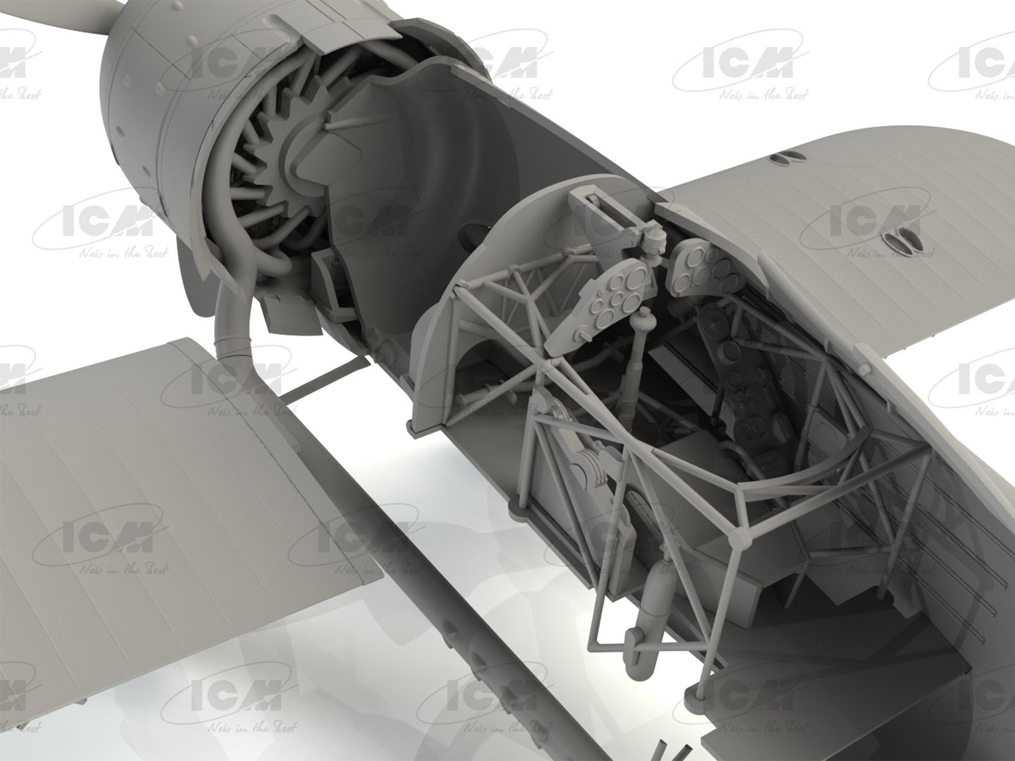 ICM 1/32 CR. 42 Falco WWII Italian Fighter (32020)