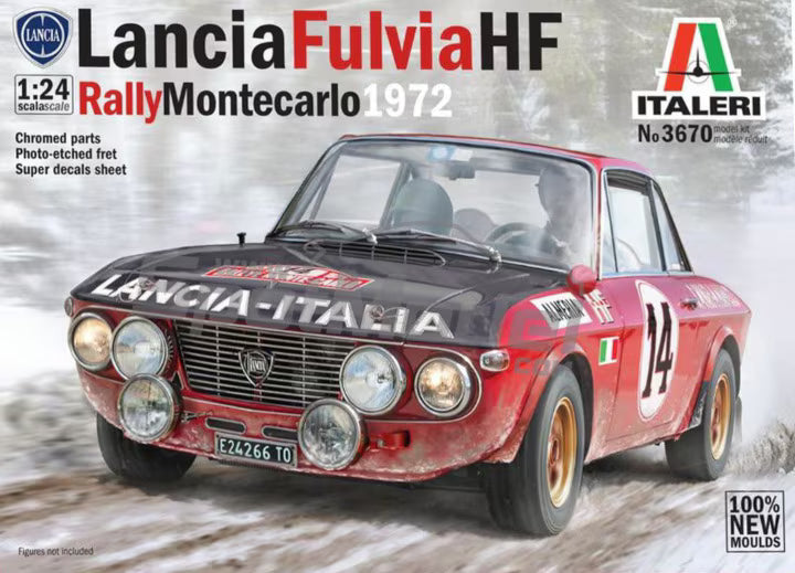 Italeri 1/24 Lancia Fulvia HF Rally Monte Carlo 1972 (3670)