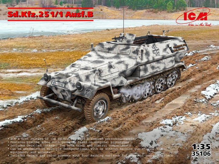 ICM 1/35 Sd.Kfz.251/1 Ausf.B (35106)