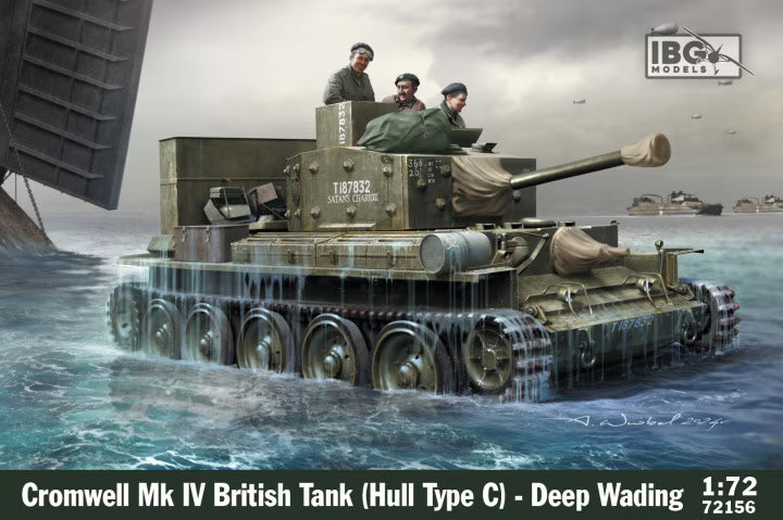 IBG 1/72 Cromwell Mk. IV (Hull Type C) w/ Deep Wading Equipment (72156)