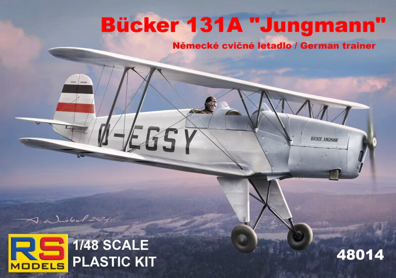 RS Models 1/48 Bücker Bü 131A "Jungmann" German Trainer (48014)