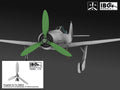 IBG 1/72 Propeller for Fw-190D-9 For IBG kits (72U051)