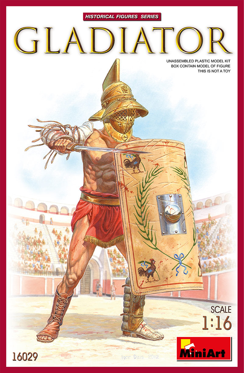 MiniArt 1/16 Historical Figures Series Gladiator (16029)