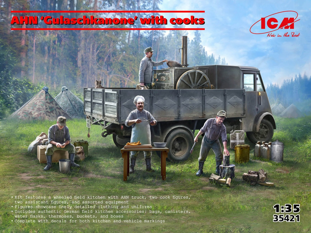 ICM 1/35 AHN "Gulaschkanone" with Cooks (35421)