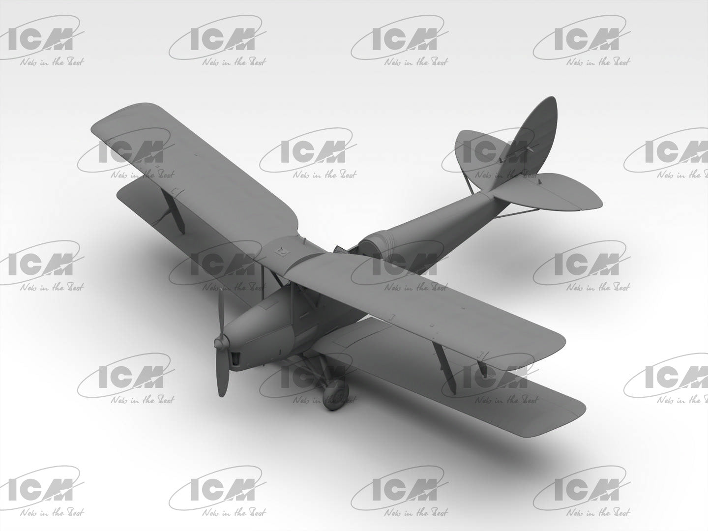 ICM 1/32 DH. 82A Tiger Moth with WWII RAF cadets (32037)