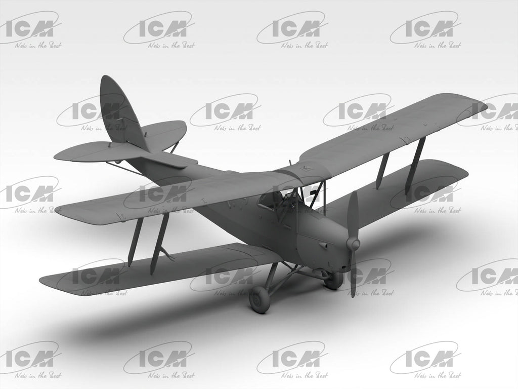 ICM 1/32 DH. 82A Tiger Moth with WWII RAF cadets (32037)