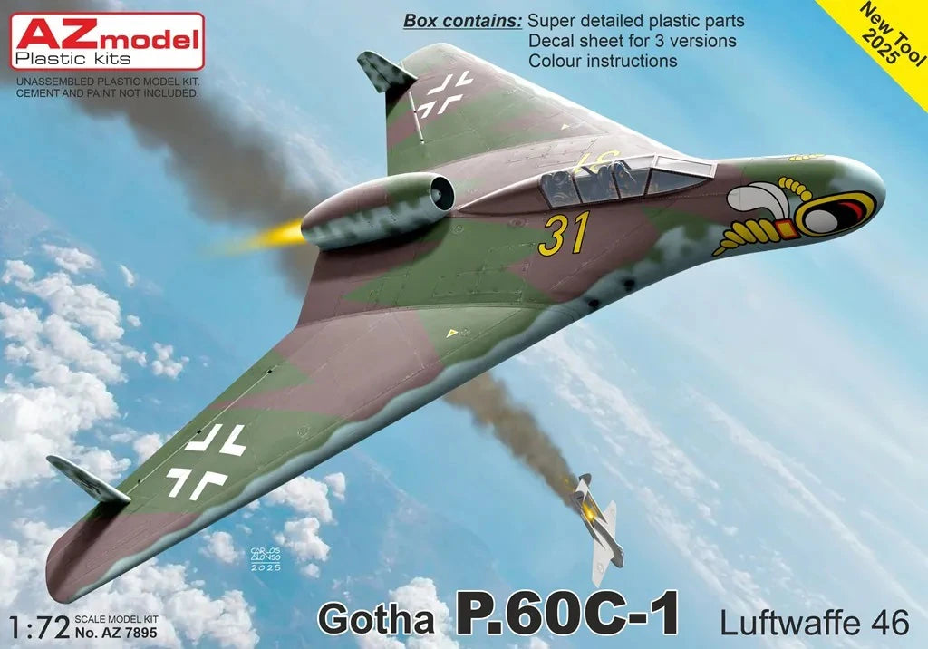 AZmodel 1/72 Gotha P.60C-1 Luftwaffe 46 (AZ7895)