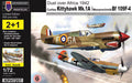 KP Models 1/72 Duel over Africa 1942 Kittyhawk Mk.IA & Bf 109F-4 with Book (KPH7207)