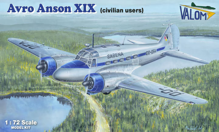 Valom 1/72 Avro Anson XIX Civilian Users (72170)