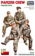 MiniArt 1/35 Panzer Crew France 1944 Resin Heads (53015)