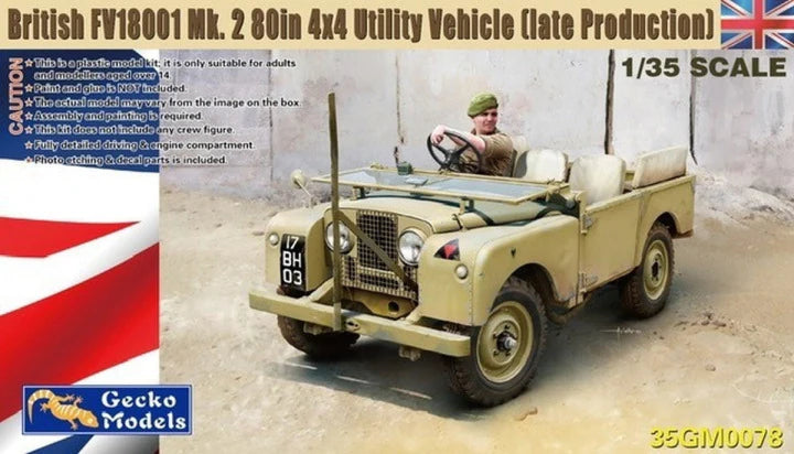 Gecko Models 1/35 British FV18001 Mk. 2 80in 4x4 Utility Vehicle (late production) (35GM0078)