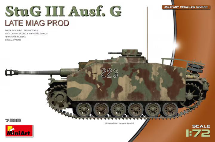 MiniArt 1/72 StuG III Ausf. G Late Miag Prod. (72112)