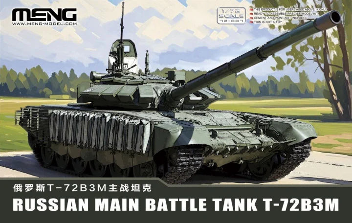 Meng 1/72 Russian Main Battle Tank T-72B3M (72-007)