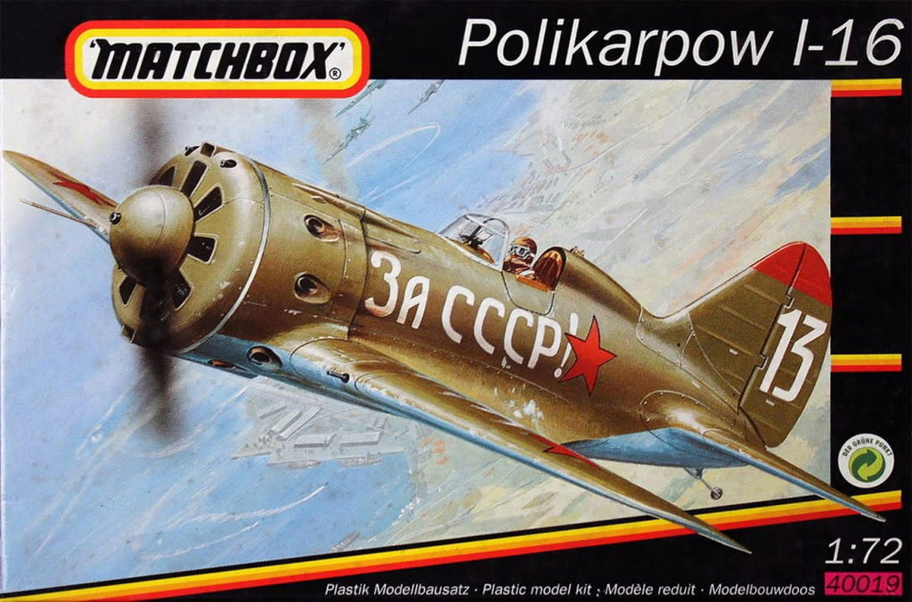 Matchbox 1/72 Polikarpow I-16  (40019)