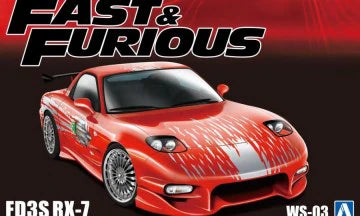 Aoshima 1/24 Fast & Furious FD3S RX-7 (WS-03)