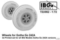 IBG 1/72 3D-Printed Wheels for Gotha Go-242A (72U062)