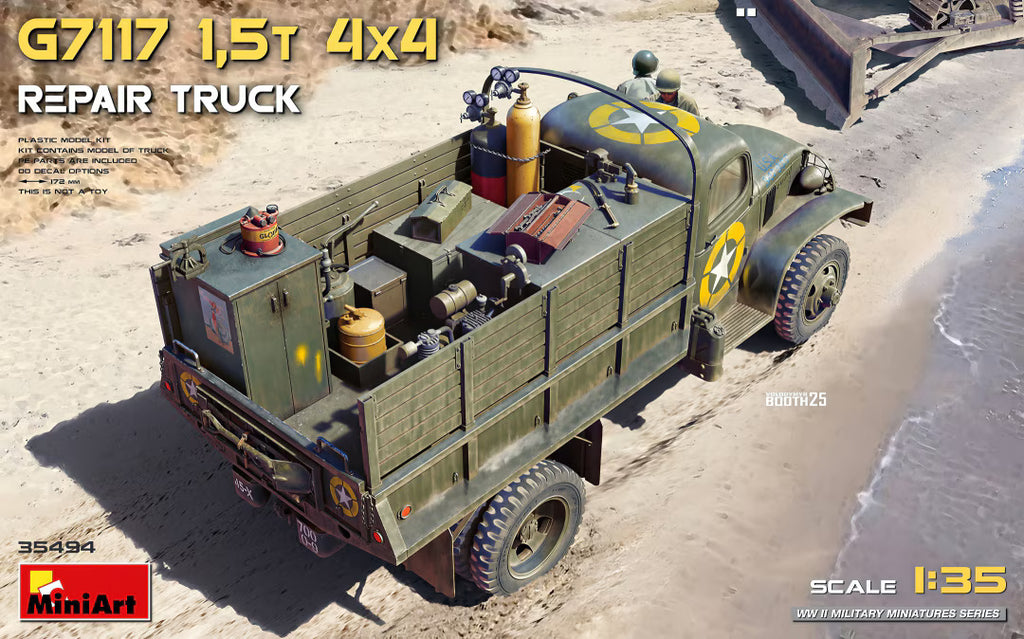 MiniArt 1/35 G7117 1.5t 4×4 Repair Truck (35494)