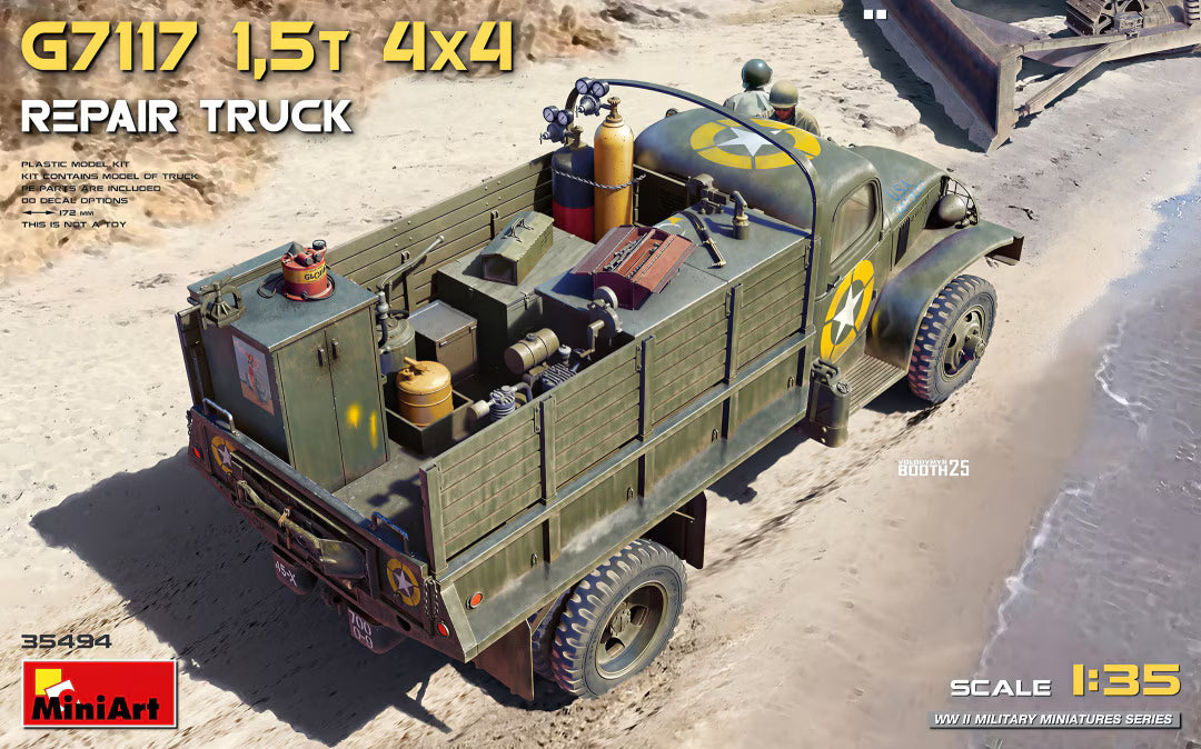 MiniArt 1/35 G7117 1.5t 4×4 Repair Truck (35494)