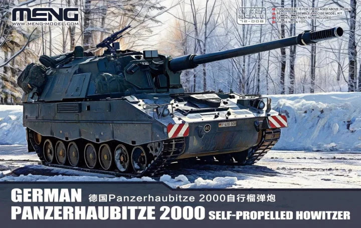 Meng 1/72 Panzerhaubitze 2000 Howitzer (72-008)