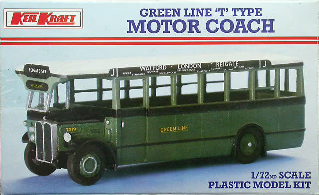 Keil Kraft Green 1/72 Line 'T' Type Motor Coach (K306)