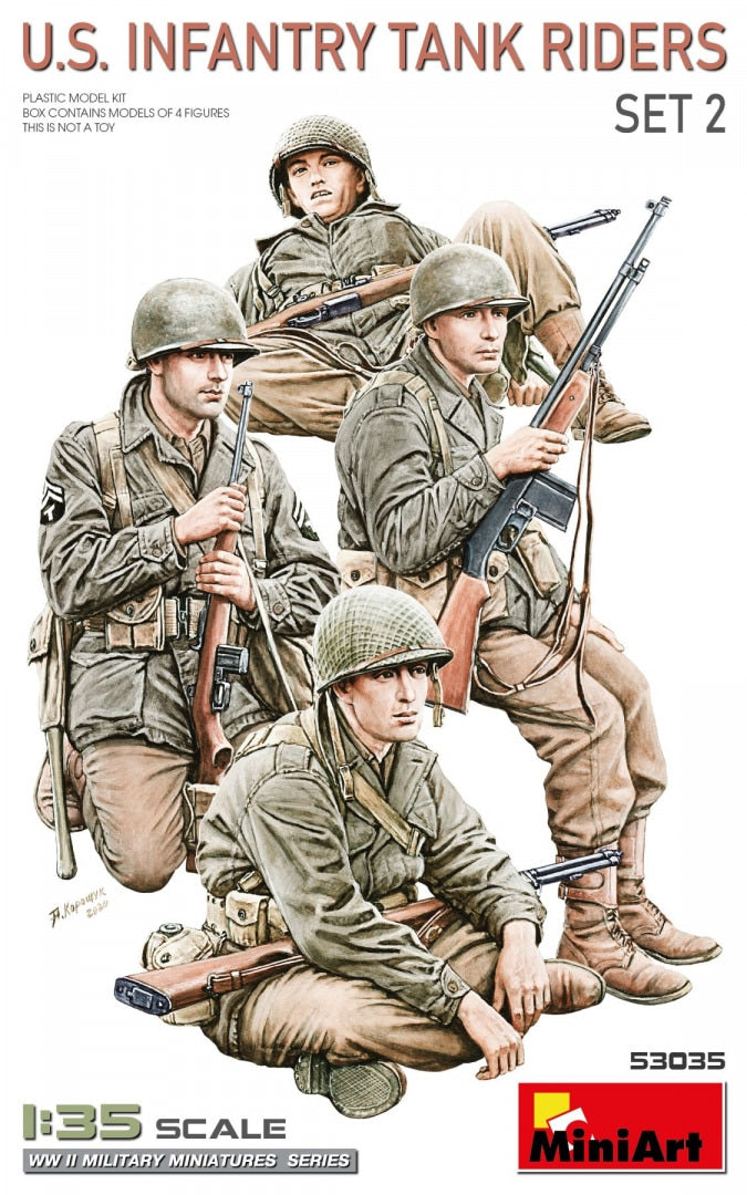 MiniArt 1/35 U.S. Infantry Tank Riders Set 2 (53035)