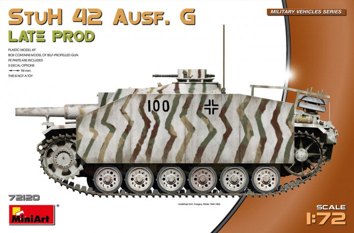 MiniArt 1/72 StuH 42 Ausf. G Late Production (72120)