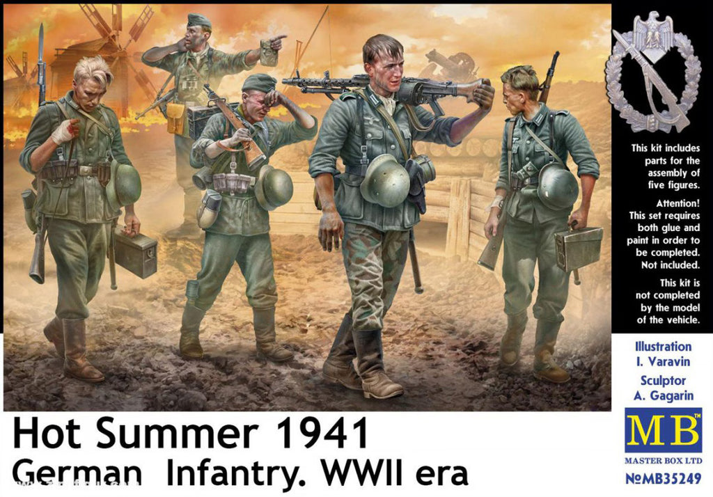 Master Box 1/35 Hot Summer 1941, German Infantry, WWII era (MB35249) — New — image 1 of 4